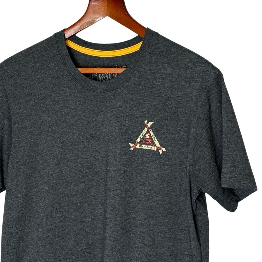 Howler Bros Brothers Machetes Select T-Shirt Size M Heather Gray Graphic Logo - Picture 2 of 10